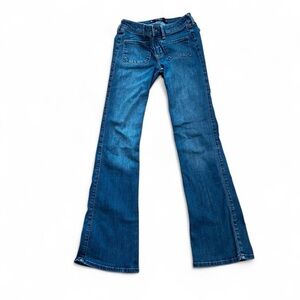 Hollister Co. y2k blue flare denim jeans